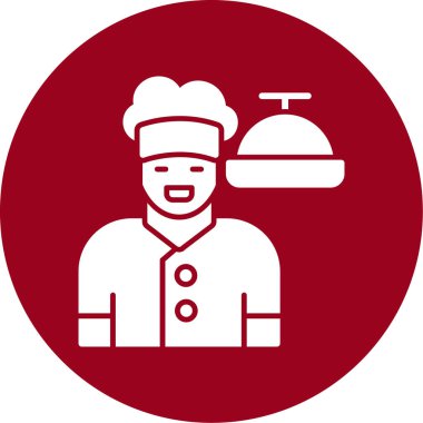 Restoran simgesi vektör illüstrasyonu