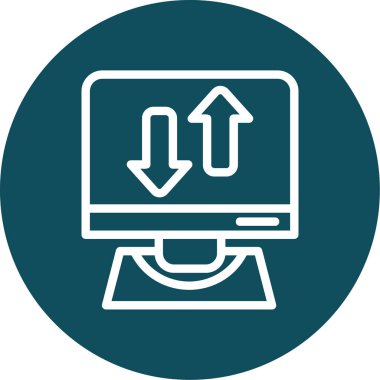 Simge indir, vektör illüstrasyonu