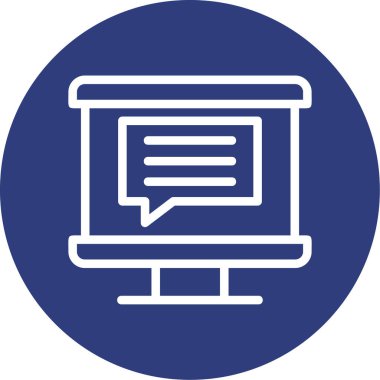 Bilgisayar. Web simgesi basit illüstrasyon