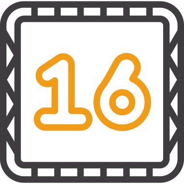 Takvim simgesi, vektör çizimi