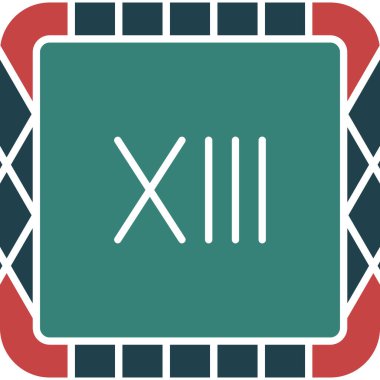 Amerikan futbol ikonu, vektör illüstrasyonu