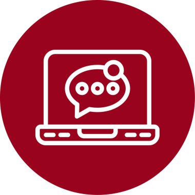 dizüstü bilgisayar simgesi, vektör illüstrasyonu