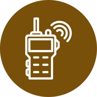 Cep telefonu simgesi, vektör illüstrasyonu