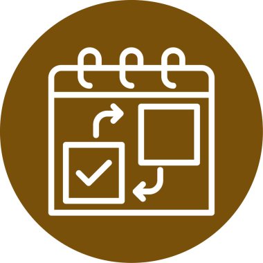 kontrol listesi, basit web vektör illüstrasyonu