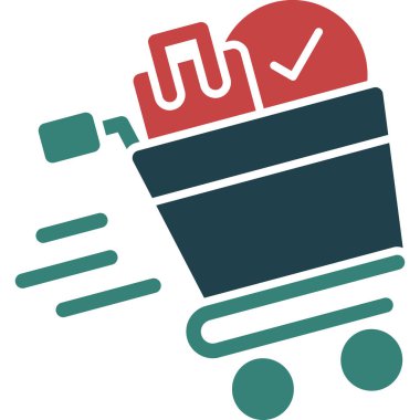 Alışveriş arabası. Basit tasarım