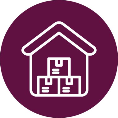 Ev modern simgesinin vektör illüstrasyonu