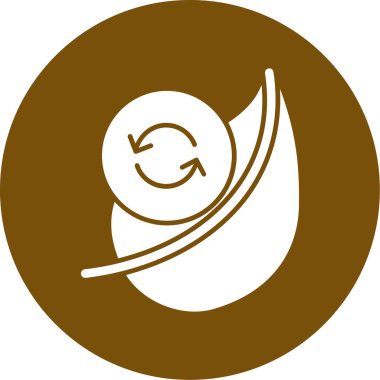 Modern b 'nin vektör illüstrasyonunda yiyecek ikonu yok