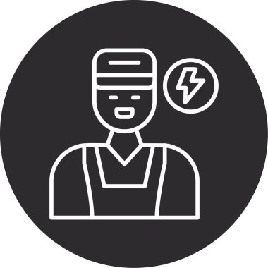 Modern simgenin vektör illüstrasyonu