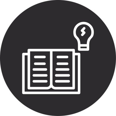 kitap simgesi, vektör illüstrasyon tasarımı