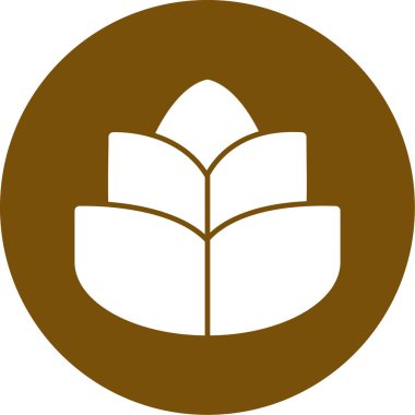 Bir ağaç simgesinin vektör illüstrasyonu