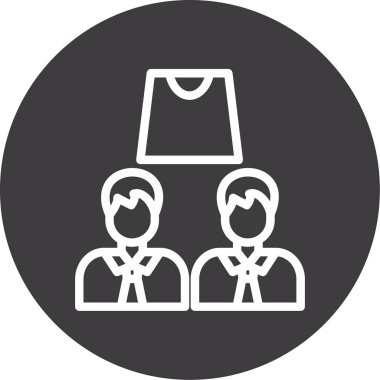 Modern simgenin vektör illüstrasyonu