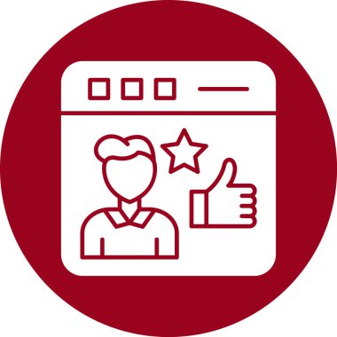 Kart simgesi tutan bir adamın vektör çizimi