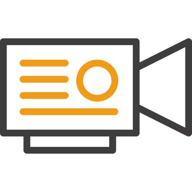 megafon ve hoparlör simgesi, satır biçimi