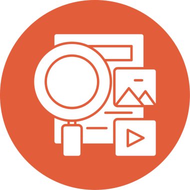 seo modern simgesinin vektör illüstrasyonu