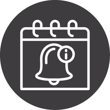 Çan vektör simgesi modern basit illüstrasyon