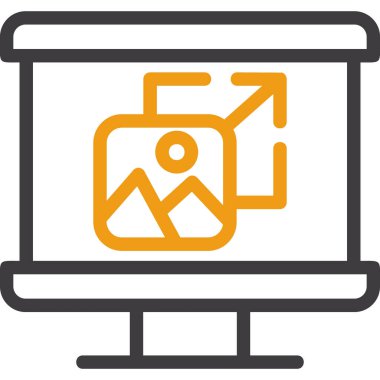 kamera simgesi vektör illüstrasyonu