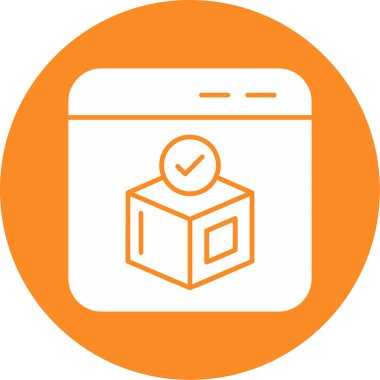 Çek Kutusu. Basit illüstrasyon