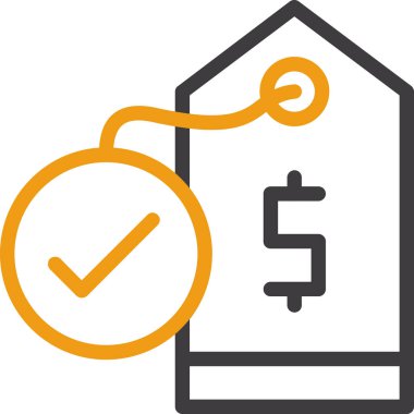 Banka binası simgesi düz stil