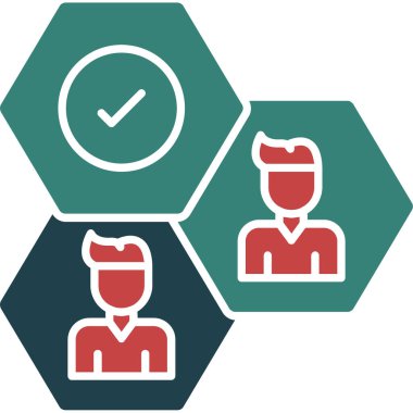 İş ve finans simgesinin vektör illüstrasyonu