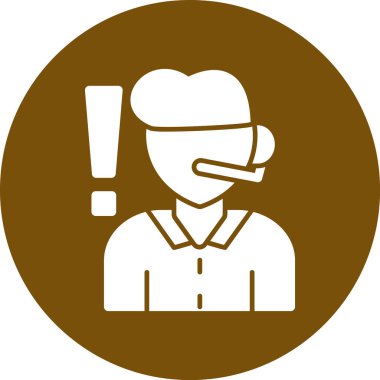 Maskeli ve maskeli bir kadının vektör çizimi