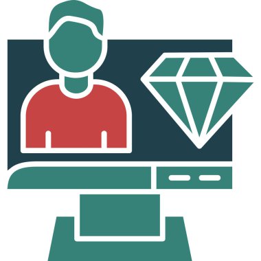 dizüstü bilgisayar simgesi, vektör illüstrasyonu