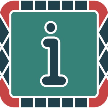 Eğilim biçimi izole edilmiş arkaplanda bilgi işareti simgesi