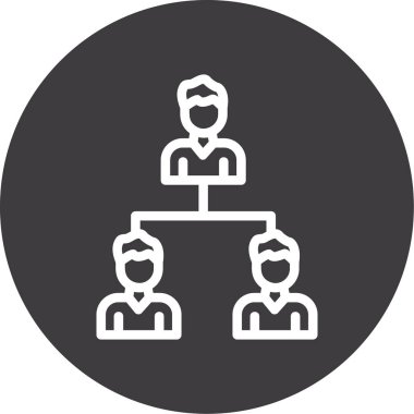 İnsan simgesinin vektör illüstrasyonu