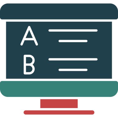 Kitap. Web simgesi basit illüstrasyon