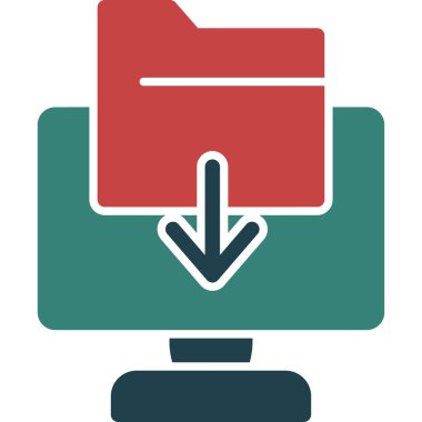 Dosya. Web simgesi basit illüstrasyon