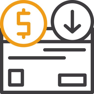 ödeme simge vektör çizim