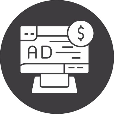 Seo simgesinin vektör illüstrasyonu