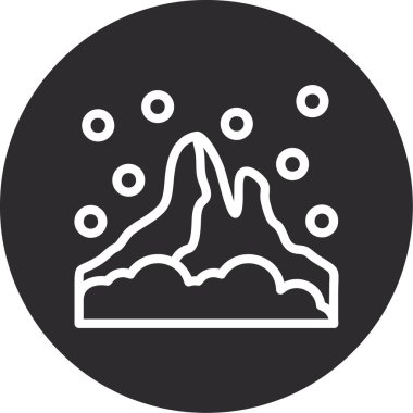 Bir simgenin vektör illüstrasyonu