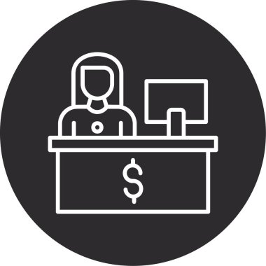 İş simgesi, simge, pazarlama, iş dünyasının vektör illüstrasyonu