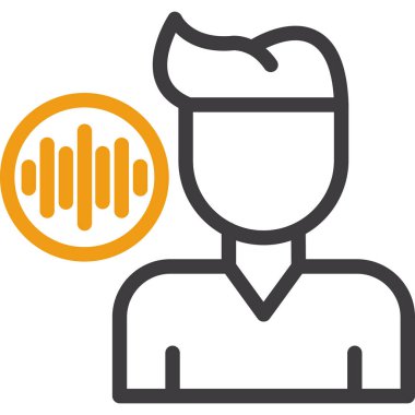 Müşteri desteği vektörü ince çizgi simgesi