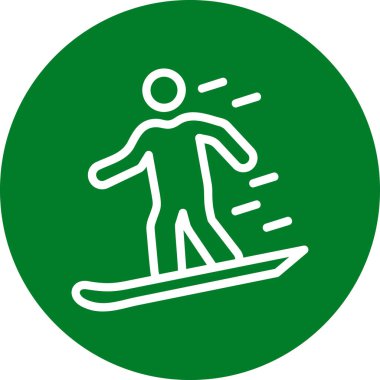 kayak simgesi vektör illüstrasyonu