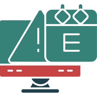 Bir kamyon simgesinin vektör çizimi