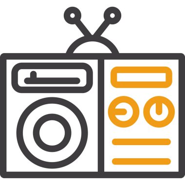 Modern bir simgenin vektör illüstrasyonu