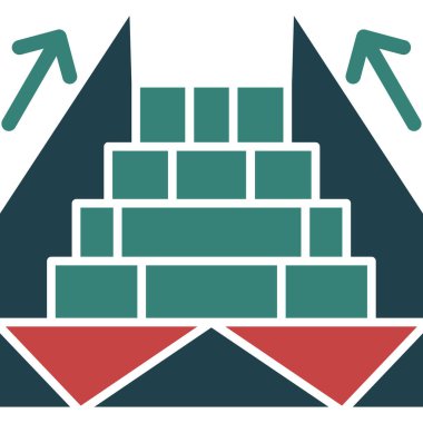 Yön simgesi. vektör çizim