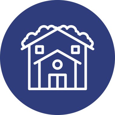 Ev. Web simgesi basit tasarım