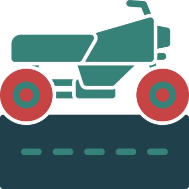 beyaz arkaplanda izole edilmiş modayı taşıyan araç taşıma simgesi