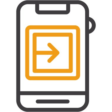 Mobil kutsal kişilerin resmi, vektör çizim