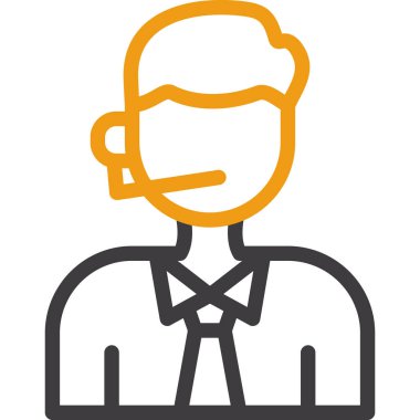 Yönetici simgesi vektör illüstrasyonu