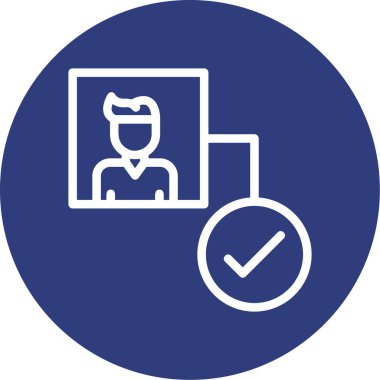 mavi arkaplanda izole edilmiş modayı kontrol et