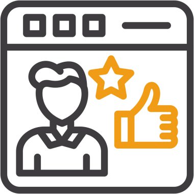 derecelendirme müşteri servisi simgesi