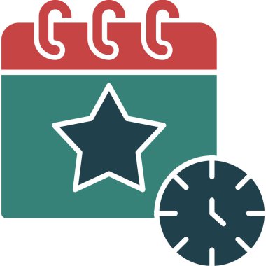 Takvim. Web simgesi basit illüstrasyon