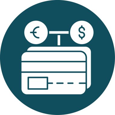 Avro banknotları ikonu yuvarladı. Vektör biçimi düz ikonik bicolor sembolü, mavi ve gri renkler, beyaz arkaplan.