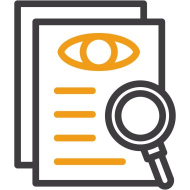 belge simgesi vektör illüstrasyonu