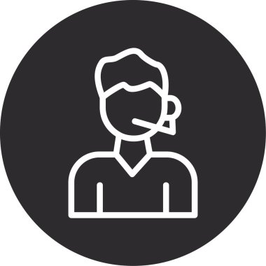 trend biçimi izole edilmiş arkaplanda avatar adam simgesi