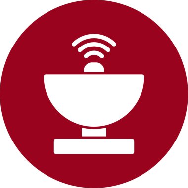 Modern b 'nin vektör illüstrasyonunda yiyecek ikonu yok