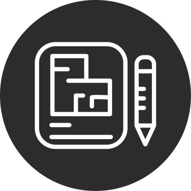 Belge simgesinin vektör illüstrasyonu